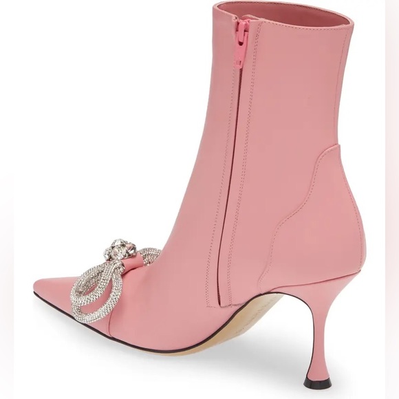 Mach & Mach Crystal Embellished Double Bow Bootie size 41 - Picture 3 of 8
